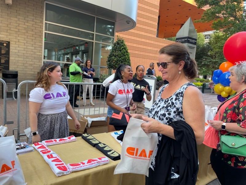 Feature THE CHARLOTTE INTERNATIONAL ARTS FESTIVAL PRELAUNCH PARTY at